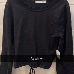 Altar'd State Black Crewneck Sweater